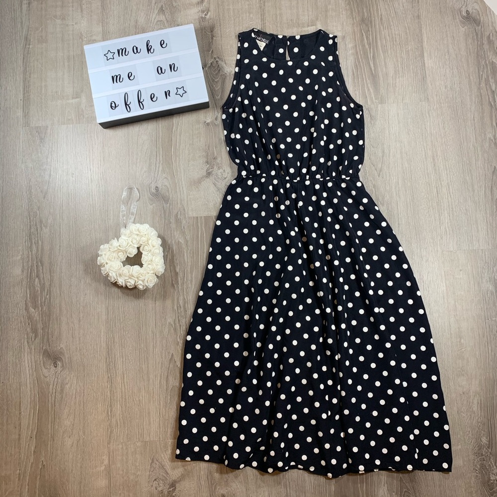 ❌SOLD❌My Michelle women’s polka dot dress